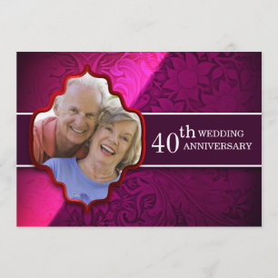 Invitation Cartons d'invitation de photo d'anniversaire de ma