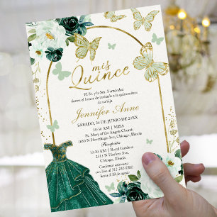 Invitation Cartons d'invitation espagnols pour Quinceañera au