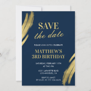 Invitation Cartons d'invitation pour 3ème anniversaire Enregi