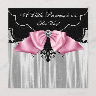 Invitation Cartons d'invitation pour Baby Shower Princesse No