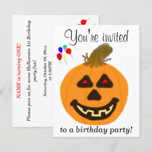 Invitation Cartons d'invitation pour fête d'anniversaire Hall