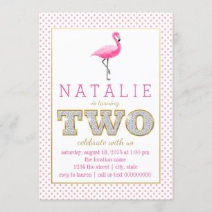 Invitation Cartons d'invitation pour la 2e fête d'anniversair