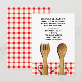 Invitation Cartons d'invitation pour la douche de couple