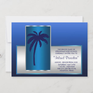 Invitation Cartons d'invitation pour le bal de promo de plage