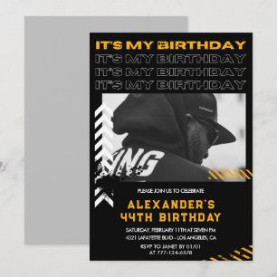 Invitation Cartons d'invitation pour les 44 ans Hommes Photo 