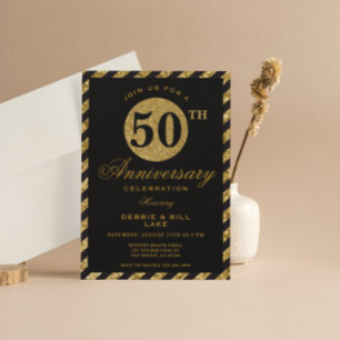 Invitation Cartons d'invitation pour les 50 ans de mariage 