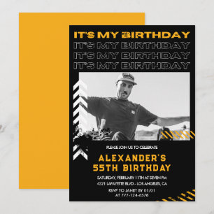 Invitation Cartons d'invitation pour les 55 ans Hommes Photo 