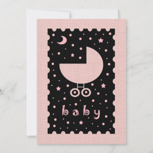 Invitation Cartons d'invitation pour une Baby Shower pour Fil