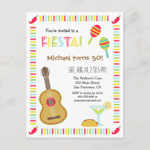 Invitation Cartons d'invitation pour une fête d'anniversaire 