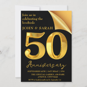 Invitation Cartons d'invitation pour une soirée d'anniversair