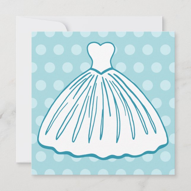 Invitation Cartons d'invitation Robe de Mariée (Devant)