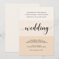Cascade de Blush | Mariage de bandes subtiles