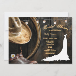 Invitation Casquette et Fête des mariées de bois de barnwood