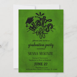 Invitation Casquettes - Vert