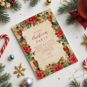 Invitation Casse-Noisette de Noël Vintage