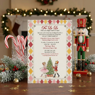 Invitation Casse-Noisette et Fée Dragée Ballet de Noël