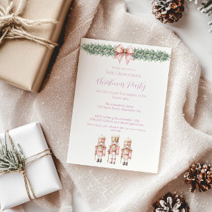 Invitation Casse-Noisette Rose de Noël