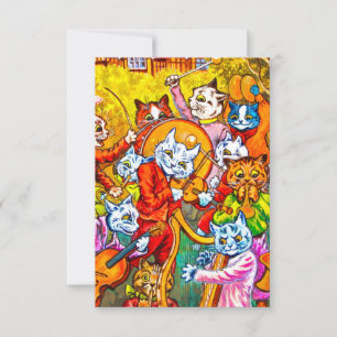 Invitation Cat Musical Band