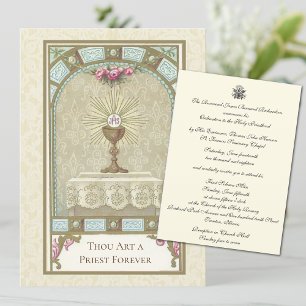 Invitation Catholique Ordination Anniversaire