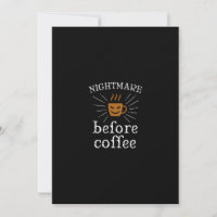 cauchemar avant café