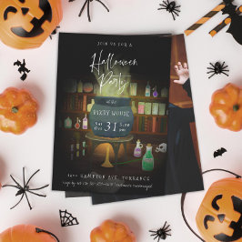 Invitation Cauldron Brewing Halloween Party