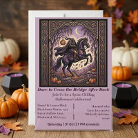 Cavalier sans tête Sleepy Hollow Minuit Violet