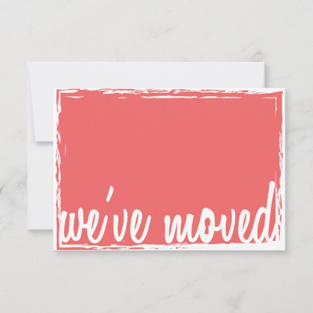 Invitation Cayenne et White nous avons déplacé l'Invitation d (Devant)