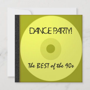 Invitation CD Dance Party