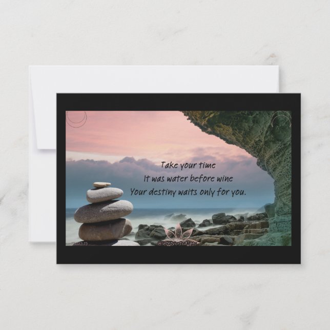 Invitation Ce qui attend l'invitation (Devant)