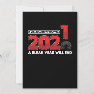 Invitation Ce Sera Heureux Nouvel An 2021 Noël Noël Cadeau