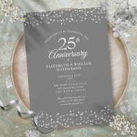 Célébration de 25 ans de mariage Confetti coeurs e