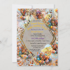 Invitation Célébration de bébé de Pâques