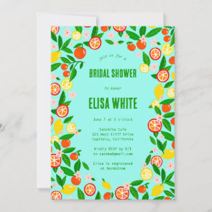 Invitation Célébration de Citron PERSONNALISÉE Mariage d'ÉTÉ
