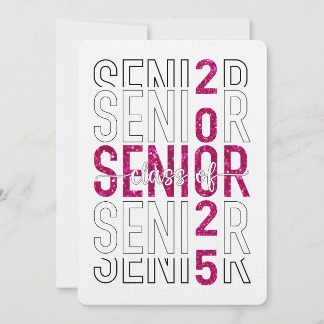 Invitation Célébration de la classe de 2025 (Devant)