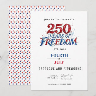 Invitation Célébration de la fête America 250