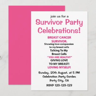 Invitation Célébration de la fête du survivant du cancer du s