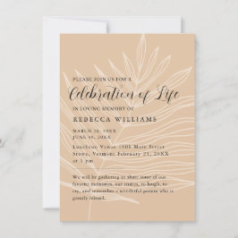 Invitation Célébration de la Terre minimale de l'invitation à