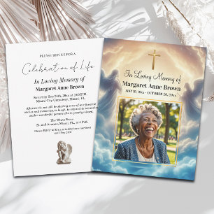 Invitation Célébration de la vie au Ciel et des Anges Photo
