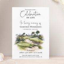 Célébration de la vie au parcours de golf
