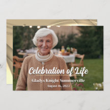 Célébration de la vie | Code QRCode doré du paysag