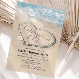 Invitation Célébration de la vie   Mémorial funéraire