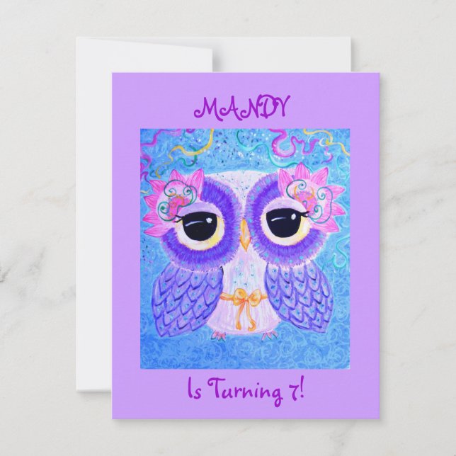 Invitation Célébration de la vie (partie de pyjamas de nuit (Devant)