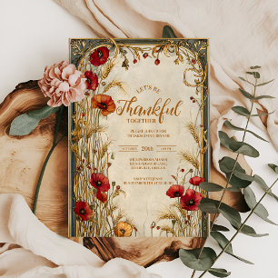 Invitation Célébration de l'Action de grâce du blé d'or