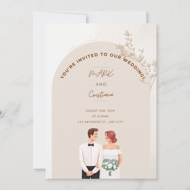 Invitation Célébration de l'amour (Devant)