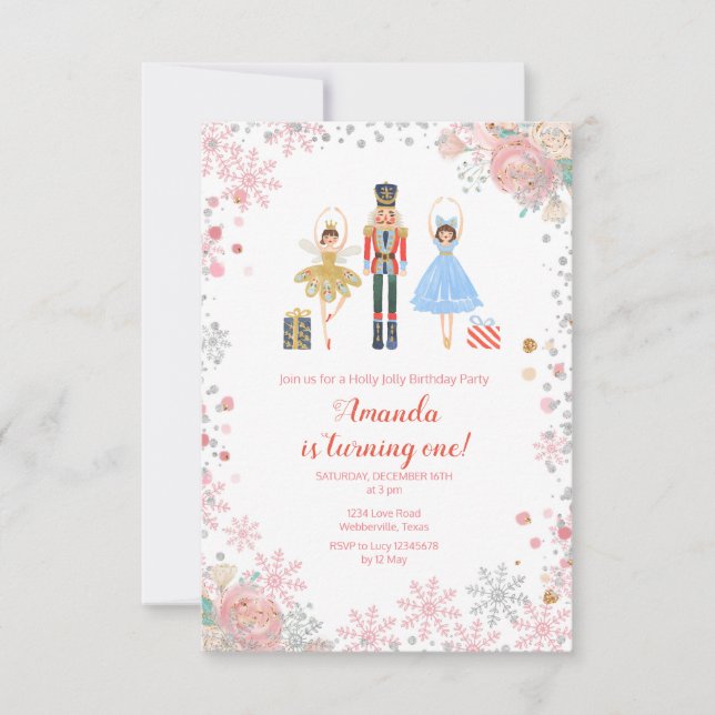 Invitation CÉLÉBRATION DE L'ANNIVERSAIRE DE NUTCRACKER 8e ann (Devant)
