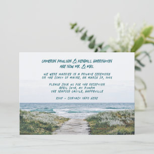 Invitation Célébration de l'annonce de mariage sur la promena