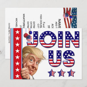 Invitation Célébration de l'élection présidentielle de Noël