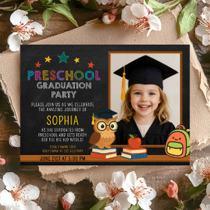Invitation Célébration de l'obtention du diplôme préscolaire