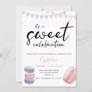Invitation Célébration de Macaron
