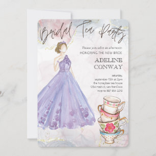 Invitation Célébration de thé de mariage